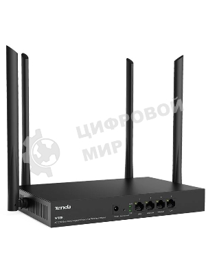 Гигабитный беспроводной маршрутизатор Tenda W18E точки доступа AC1200, до 300 Мбит/с на 2,4 ГГц + до 867 Мбит/с на 5 ГГц
