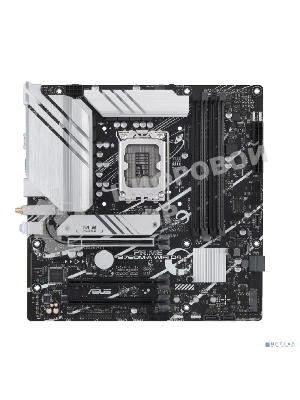 Материнская плата ASUS PRIME B760M-A WIFI D4, LGA 1700, Intel B760, 4xDDR4, 4xSATA, 2xM.2, 1xPCIe 4.0 x16, 1xPCIe 4.0 x4, 1xPCIe 4.0 x1, 2xHDMI, 1xDP, 1x 2.5Gb LAN, 2xUSB-A 3.2 Gen 2, 4xUSB-A 2.0, 3x3.5 мм, 7.1, mATX