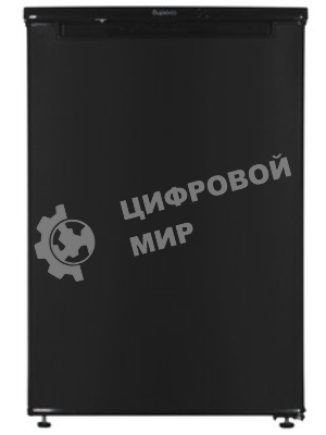 Холодильник Бирюса B508 черный однокамерный 116/34л морозилка сверху