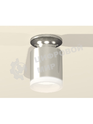 Светильник Ambrella Light XS6305043 PSL/FR серебро полированное/белый матовый MR16 GU5.3 (N6903, C6305, N6245)