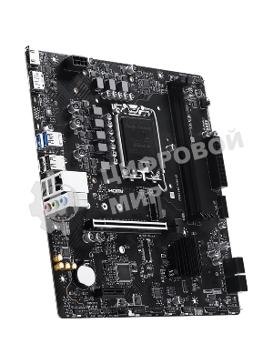 Материнская плата MSI PRO H610M-B, LGA1700, Intel H610, 2xDDR5, 4xSATA, 1xM.2, 1xPCIe 4.0 x16, DisplayPort, HDMI, 1x1Gb LAN, 3x3.5 мм, 7.1, microATX