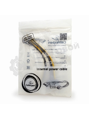 Разветвитель питания Cablexpert CC-PSU-82, Molex+SATA->PCI-Express 8pin, для подключения в/к PCI-Е (8pin) к б/п ATX