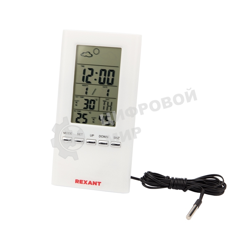 Метеостанция комнатно-уличная Rexant S3331SC с проводным датчиком