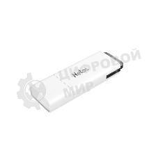 Флешка USB Netac U185 (NT03U185N-064G-20WH), 64Gb, USB 2.0, R/W 25/10, белый/серый
