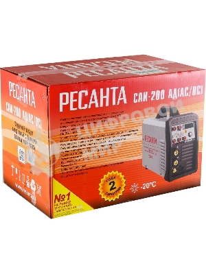 Сварочный аппарат Ресанта САИ-200АД (АС/DC) инвертор ММА DC/TIG