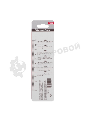 Сверло по металлу Matrix, 4,5 мм, HSS, нитридтитановое покрытие, цилиндрический хвостовик