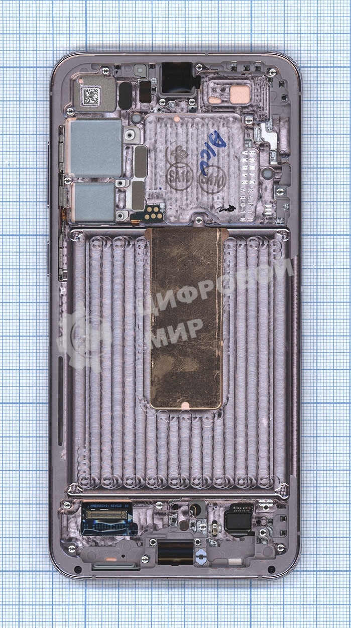 Дисплея для Samsung Galaxy S23 Plus 5G SM-S916B в сборе с тачскрином ServicePack, лавандовый GH82-30476B