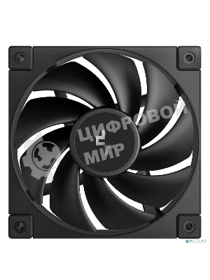 Вентилятор для корпуса DEEPCOOL FD12 черный, 120 мм, 2050 об/мин, 27.6 дБ, 4 pin