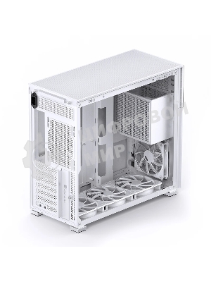Компьютерный корпус без блока питания Case JONSBO D41 MESH, Midi-Tower, TG, no fan, 1xUSB-A 3.2 + 1xUSB-C 3.2, ATX, mATX белый