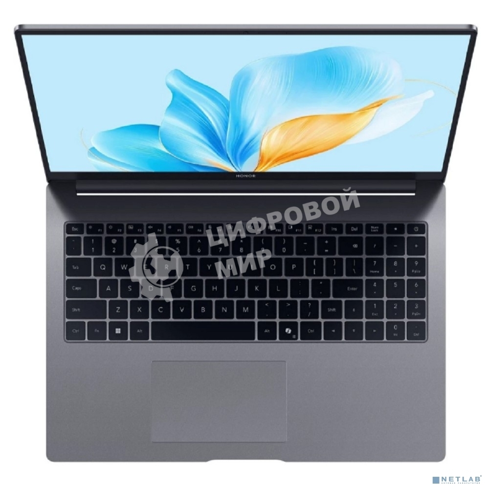 Ноутбук HONOR MagicBook X 16 серый 5301ALXS Intel Core i3 1315U/8Gb/SSD 512Gb/16