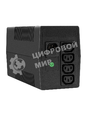 Источник бесперебойного питания ExeGate Smart LB-1000.LCD.AVR.4C13 (1000VA/650W, LCD, AVR, 4*C13, батарея 12V 9Ah, черный)