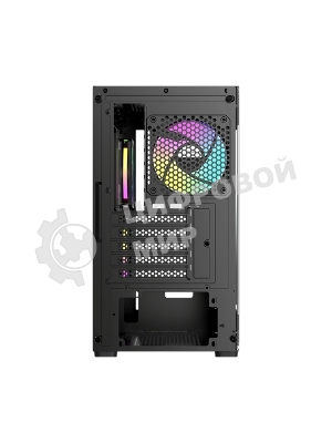 Компьютерный корпус Ocypus Gaммa C52 BK ARGB mATX/win/black/3 ARGB fans/no PSU/Tempered Glass