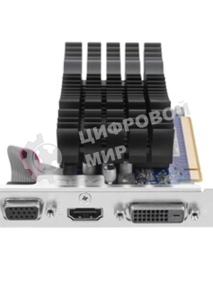 Видеокарта Asus PCI-E GT710-SL-2GD5-BRK-EVO NVIDIA GeForce GT 710 2Gb 64bit GDDR5 954/5012 DVIx1 HDMIx1 CRTx1 HDCP Ret low profile