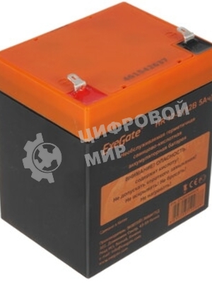 Аккумуляторная батарея ExeGate HR 12-55 (12V 55Ah, болт М6)