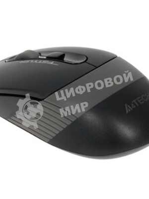 Мышь беспроводная A4Tech Fstyler FG10 черный/серый, 2000 dpi, радиоканал, USB, кнопки - 4