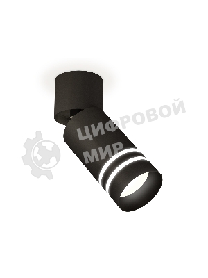 Светильник Ambrella Light XM6313086 SBK/BK/FR черный песок/черный/белый матовый MR16 GU5.3 (A2221, C6313, N6236)