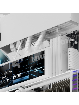 Корпус без блока питания Thermalright A70, Midi-Tower, TG, no fans, 2xUSB-A 3.0, 1xUSB Type-C, ATX, mATX, mITX White