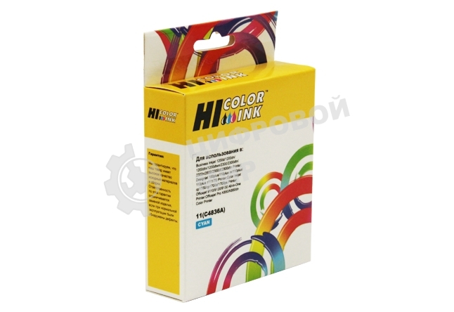 Картридж HP DJ 2000C/CN/2500C/2200/2250/500/800, №11 (Hi-Black) C4836A, C     