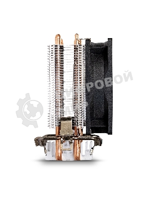 Кулер для процессора ExeGate Wizard EXX200-PWM.BLUE серебристый, 90 мм, алюминий/медь, 2400 об/мин, 24 дБ, 4 pin, 95 Вт, 130 мм