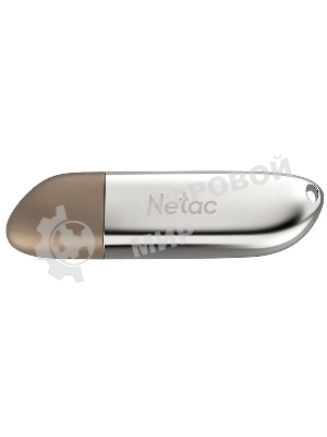 Флешка USB Netac U352 128Gb <NT03U352N-128G-20PN>, USB 2.0, с колпачком, металлическая