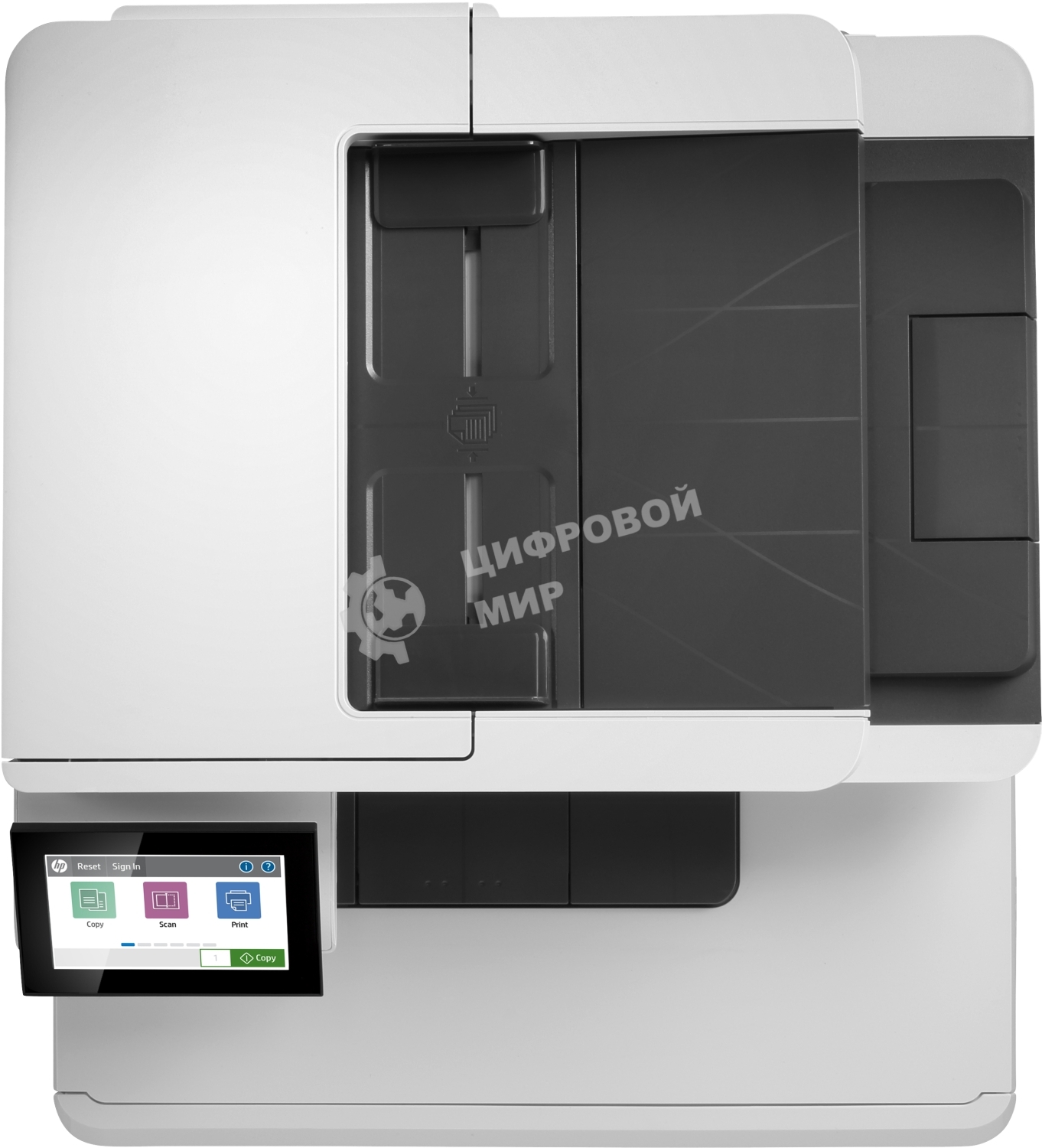 МФУ лазерное HP Color LaserJet Pro M480f (3QA55A), A4, цветной, печ. до 27 стр/мин., скан. до 29 стр/мин. (ч/б) 20 стр/мин. (цвет), 600 x 600 dpi, USB, RJ-45, Air Print, Mopria