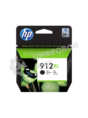 Картридж струйный HP 912 3YL84AE черный (825стр.) для HP OfficeJet 801x/802x