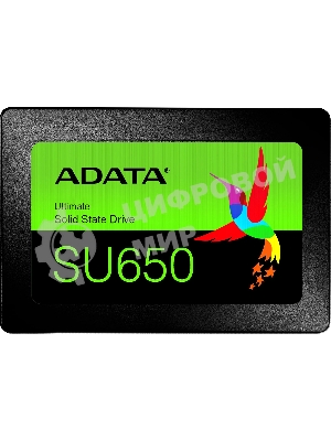 Накопитель SSD ADATA SU650, 256Gb, SATA III, 2.5
