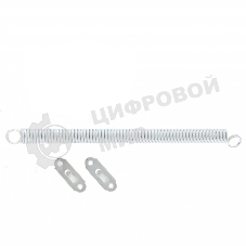 Пружина дверная D-18,5 мм, L-250 мм, цинк, (Металлист) Россия