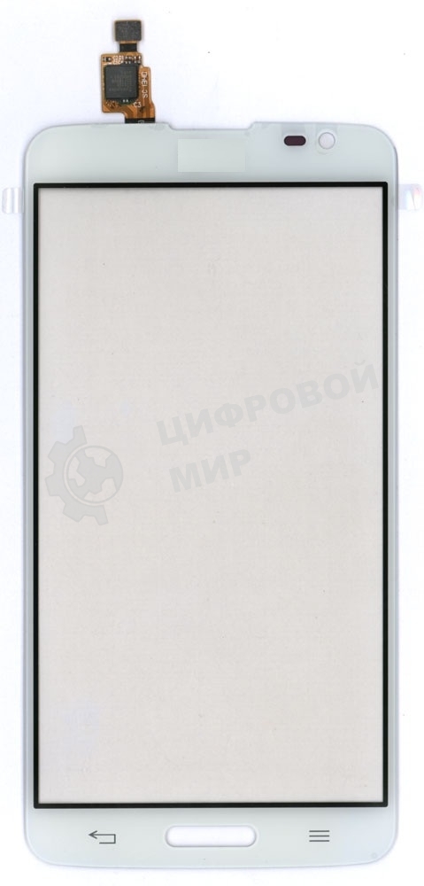 Сенсорное стекло (тачскрин) для LG G PRO LITE D680 D684, белое