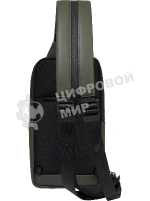 Рюкзак слинг Piquadro Corner 2.0 CA6466C2OW/VE зеленый полиэстер
