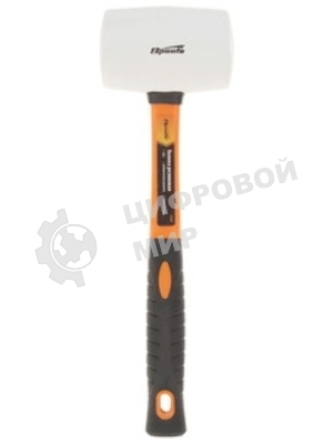 Киянка резиновая Sparta 450 г, белая резина, фибергласовая рукоятка