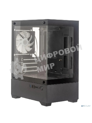 Компьютерный корпус Accord ACC-ZCU2B черный без БП mATX 1x120мм 1xUSB3.0 1xUSB3.1 audio