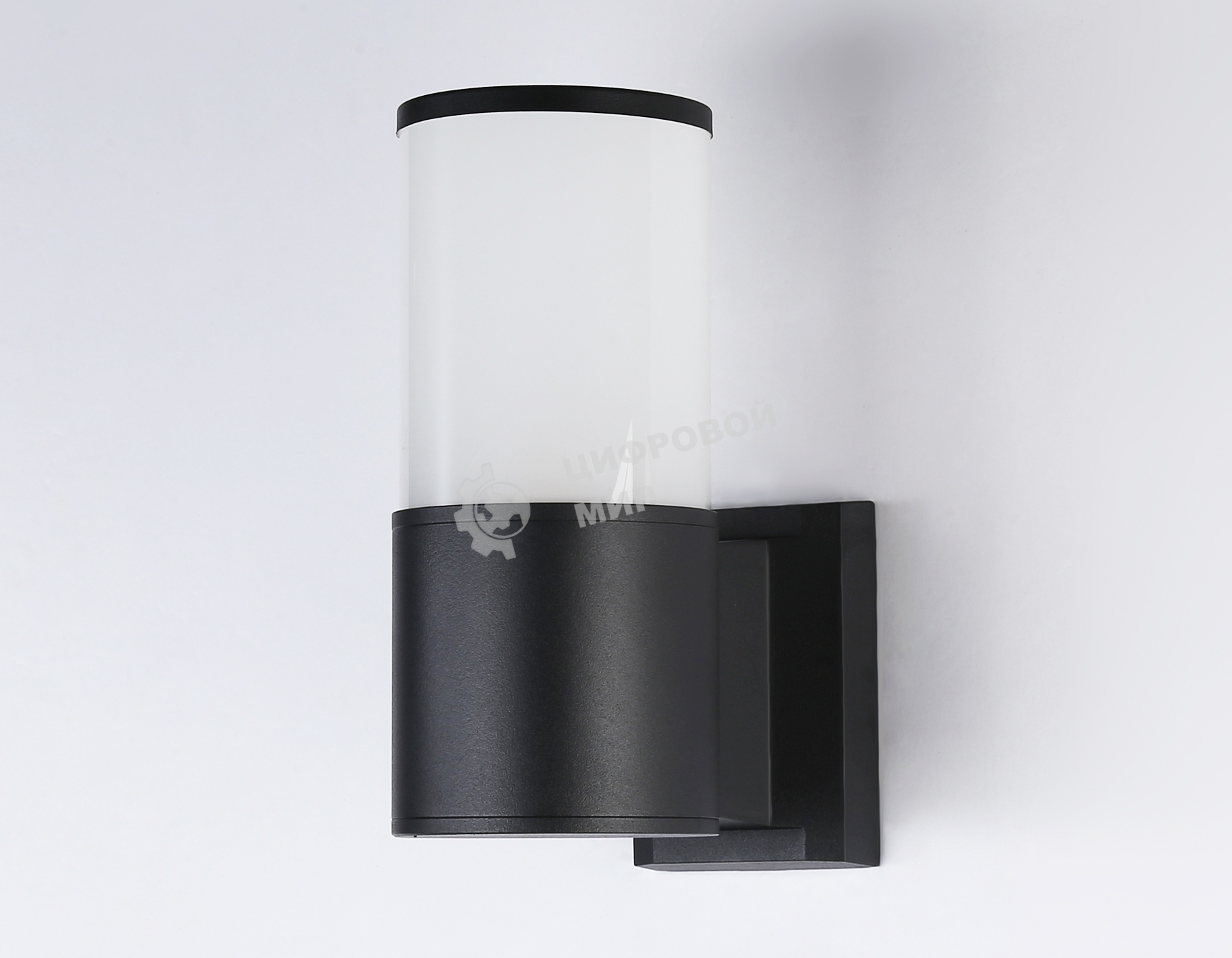Светильник Ambrella light ST2451 BK/FR черный/белый матовый IP54 E27 max 40W 210*90*155