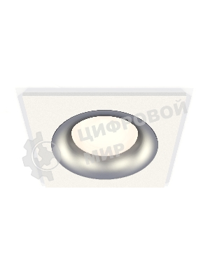 Комплект встраиваемого светильника Ambrella light XC7631004 SWH/MCH белый песок/хром матовый MR16 GU5.3 (C7631, N7013)