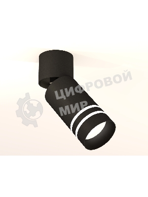 Светильник Ambrella Light XM6313086 SBK/BK/FR черный песок/черный/белый матовый MR16 GU5.3 (A2221, C6313, N6236)