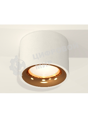 Светильник Ambrella Light XS7510024 SWH/PYG белый песок/золото желтое полированное MR16 GU5.3 (C7510, N7014)