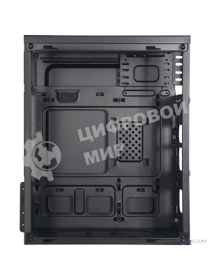 Компьютерный корпус KingPrice KPCC-MN208 черный без БП mATX 1x80мм 2x120мм 2xUSB 2.0 audio