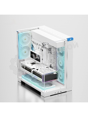 Корпус без блока питания Thermalright A70, Midi-Tower, TG, no fans, 2xUSB-A 3.0, 1xUSB Type-C, ATX, mATX, mITX White