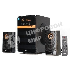 Акустическая система Dialog Progressive AP-240B BLACK - акустические колонки 2.1, 50W+2*10W RMS, Bluetooth, USB+SD reader