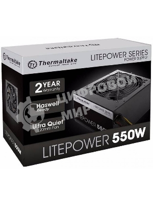 Блок питания Thermaltake PS-LTP-0550NPCNEU-2, 550Вт, 120мм, черный