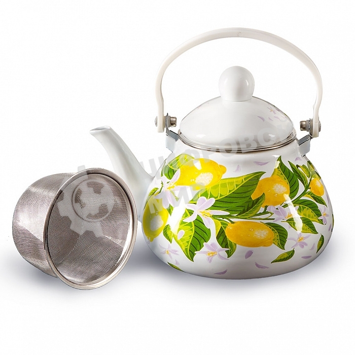 Чайник для плиты METALLONI EM-131X1/62 эмалир. с фильтром из нерж.стали 