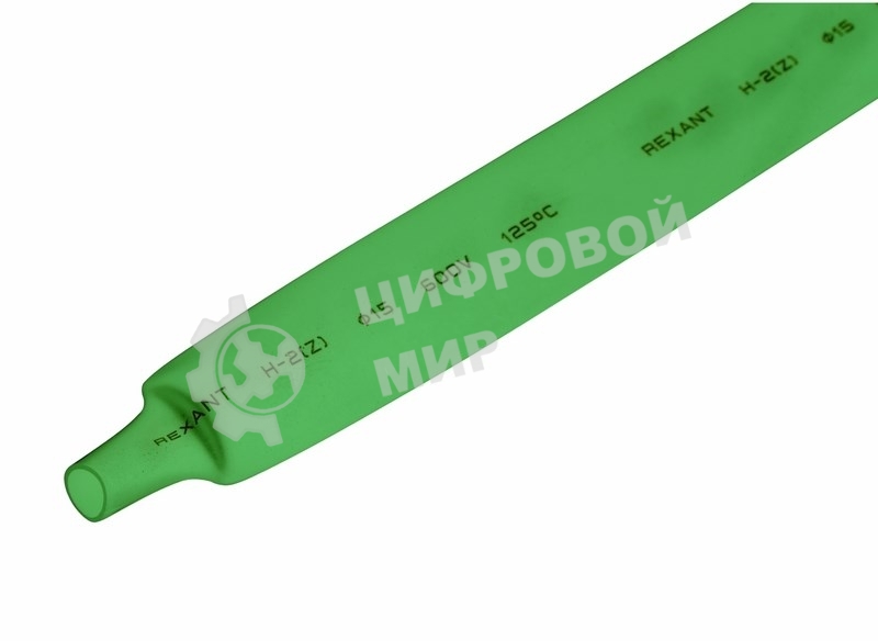 Трубка термоусаживаемая PROconnect ТУТ 15,0/7,5мм, зеленая, упаковка 50 шт. по 1м,