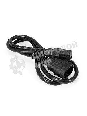 Кабель питания ExeGate Special EC-1S (C13->C14, 3*0.75мм2, CCA, черный, 1м)