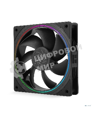 Вентилятор для корпуса Thermaltight TL-S12 (120x120x25мм, 4-pin PWM, ARGb, 47.6CFM, 23.2dBA, 1500RPM, черный)