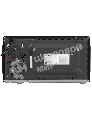 Микроволновая печь Delta DL-85L20 черный, 20 л, 700 Вт, переключатели - поворотный механизм