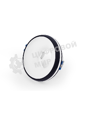 Светильник Ambrella light TN3322 SBK/FR черный песок/белый матовый GU5.3 D95*40