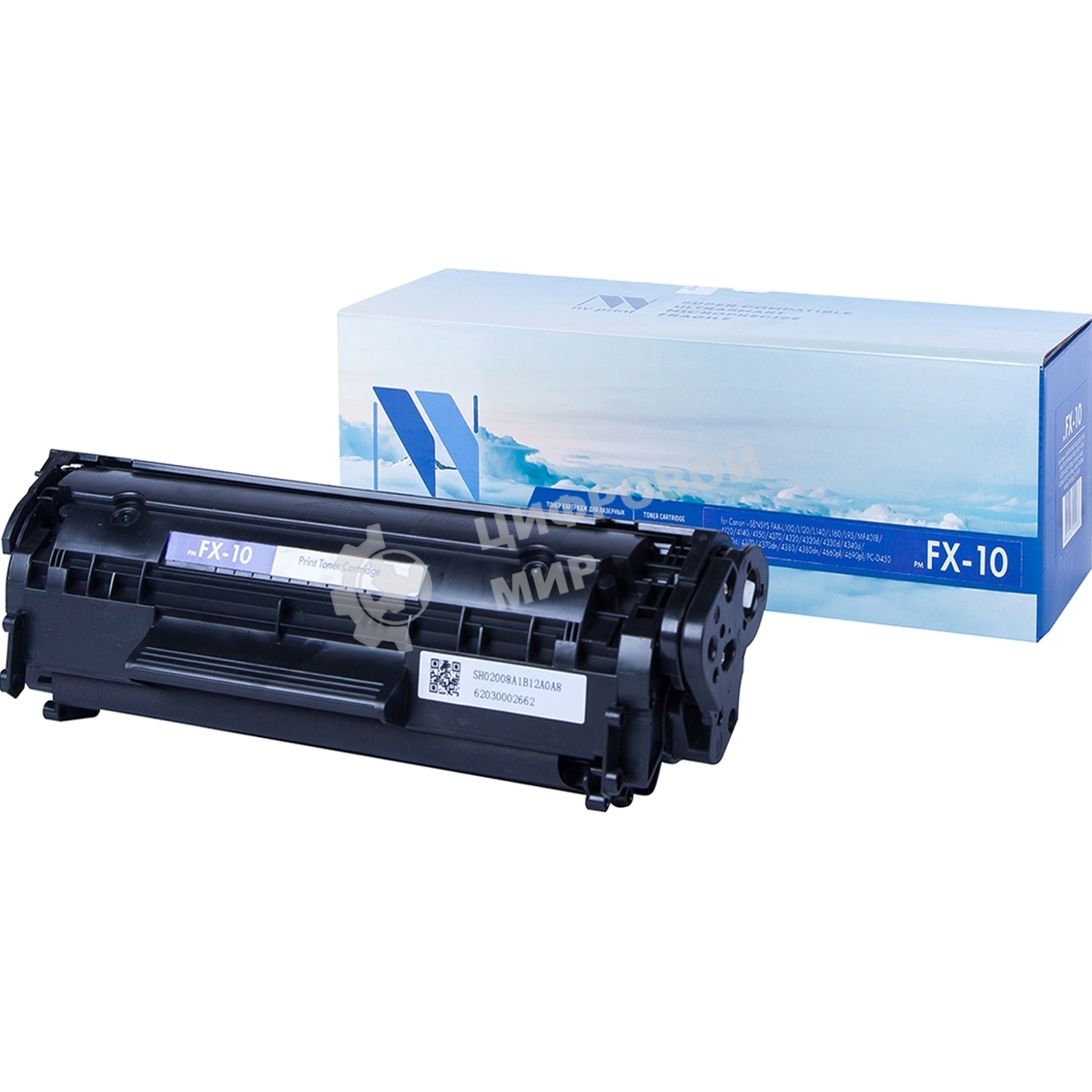 Картридж NVPrint совместимый Canon FX-10 черный для L100/120/MF4010/4140/4330/4660 (2500k)