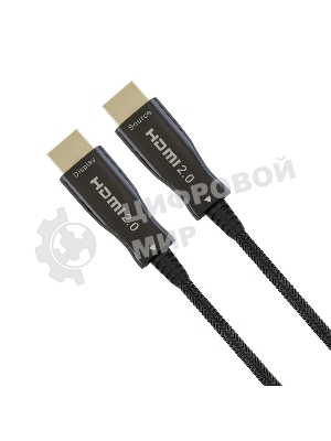 Активный оптический кабель Cablexpert HDMI, 80м, v2.0, 19M/19M, AOC Premium Series, позол.разъемы, экран, коробка