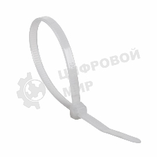 Хомут-стяжка нейлоновая многоразовая Rexant 150x3,5 мм, белая, упаковка 100 шт.
