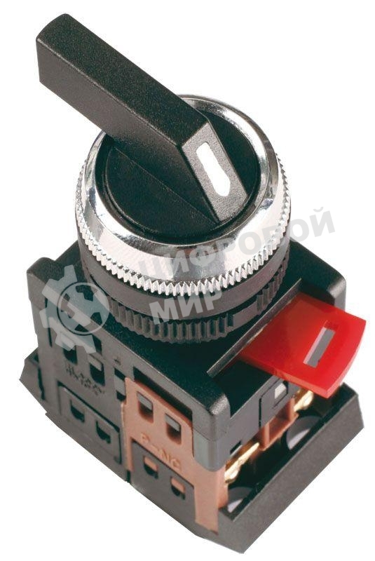 Переключатель ALCLR-22 на 3 полож. черный I-O-II 1з+1p ИЭК BSW10-ALCLR-3-K02